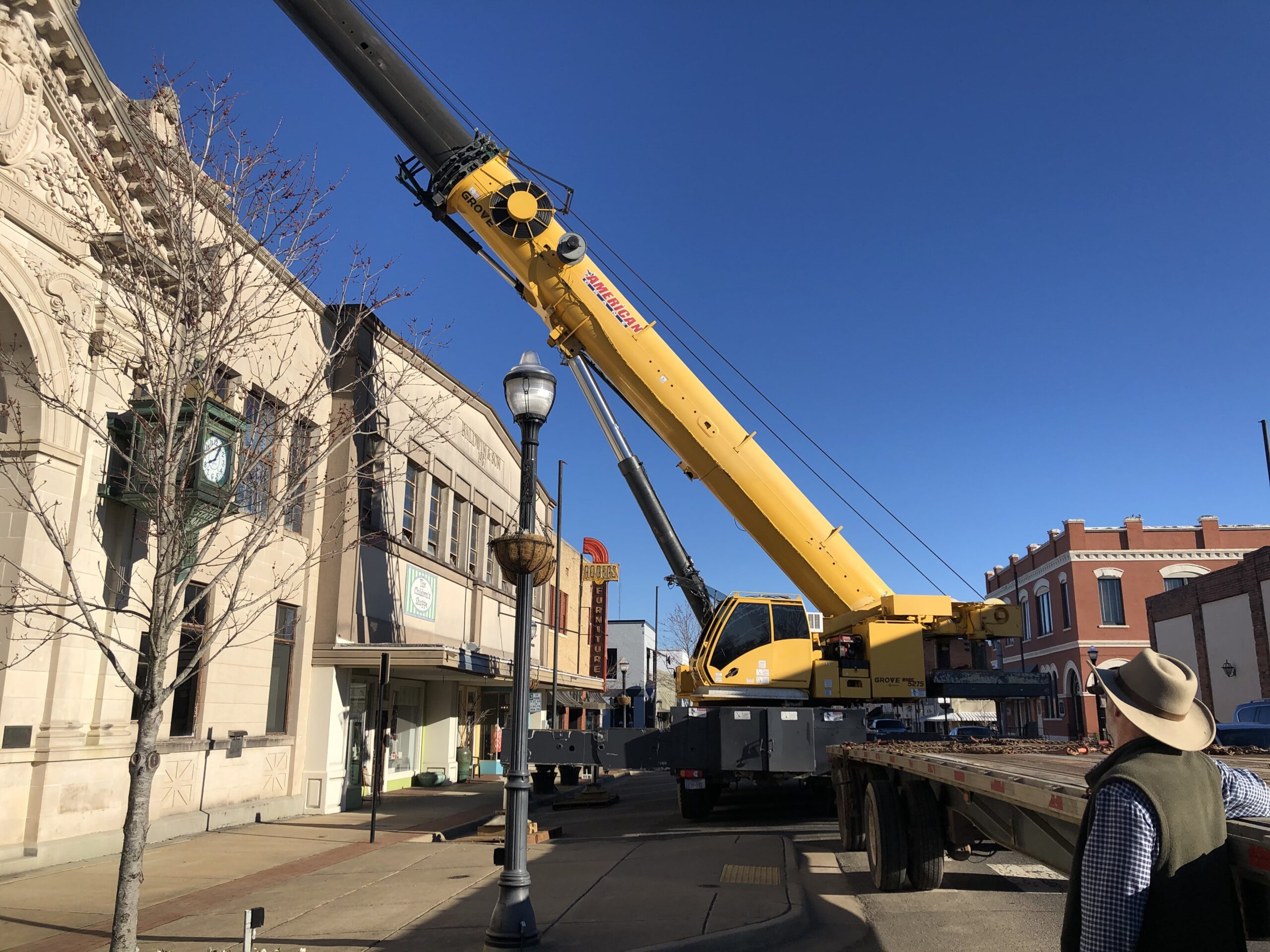 commercial HVAC unit installation